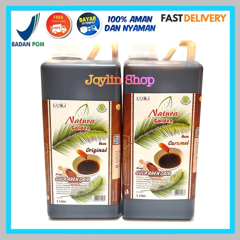 

NATURA GOLDEN GULA AREN CAIR 1 LITER CAMPURAN MINUMAN/MAKANAN