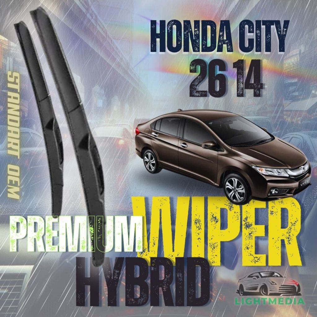 Wiper Honda City Premium Hybrid 26 14 Wiper Hybrid
