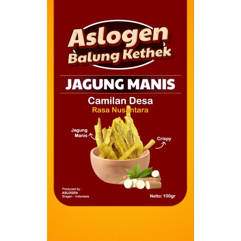 

camilan aslogen Jagung Manis