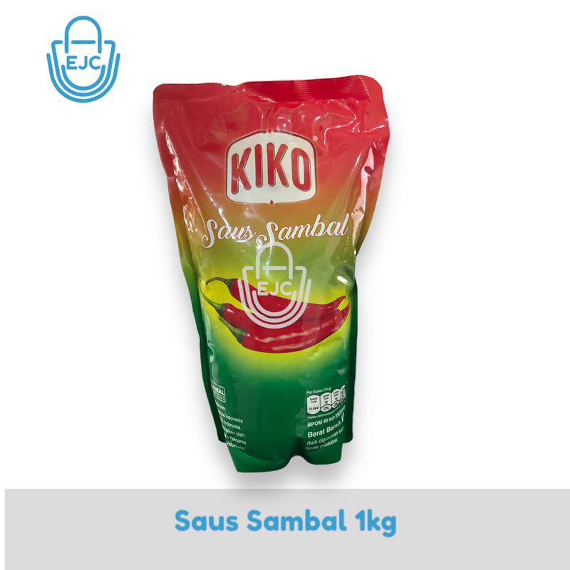 

Kiko Saus Sambal Saus Pedas 1kg standing pouch