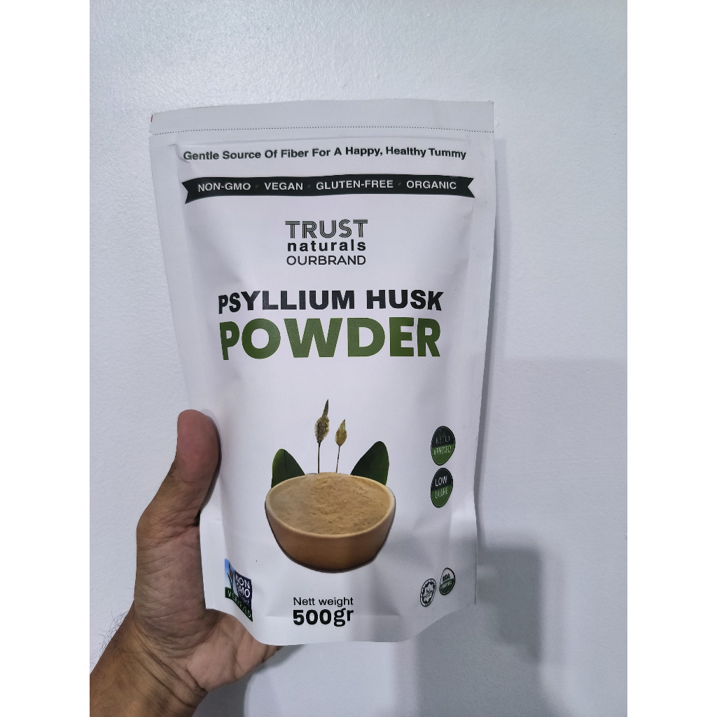 

Psyllium Husk Powder Murni Halus 500 gram dari Trust Naturals Plus Kualitas Terbaik Untuk Diet Keto Kaya Serat Pengganti Nasi