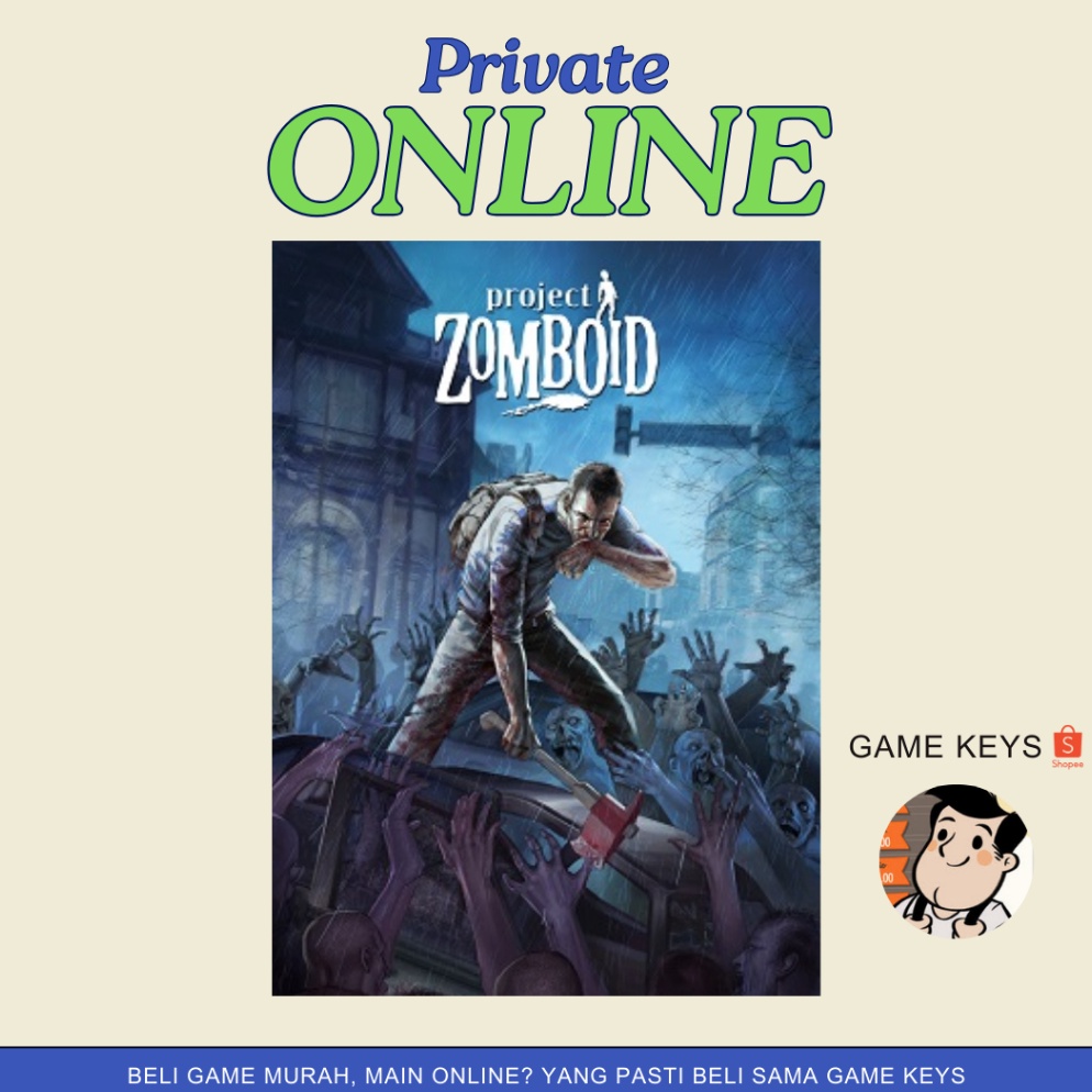 KODE W8F Project Zomboid  ONLINE STEAM GAME PC ORIGINAL