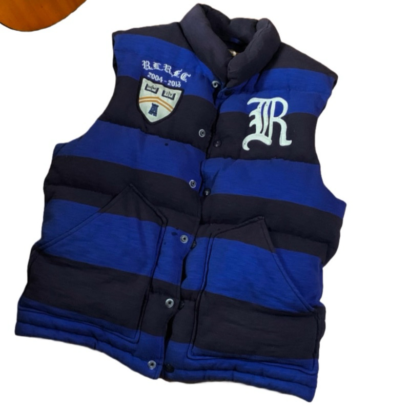 Ralph Lauren Rugby Team Blue Puffer Vest