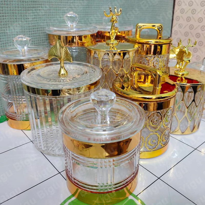 Recomended Banyak Stok  Toples Lebaran Set Mewah Kristal/toples Gold/toples Mewah/toples Kristal