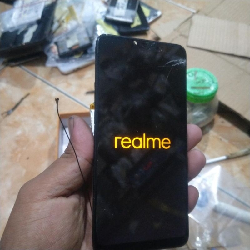 lcd tc Realme c1 Oppo A3s minus tc retak Tapi sentuh normal udah tested