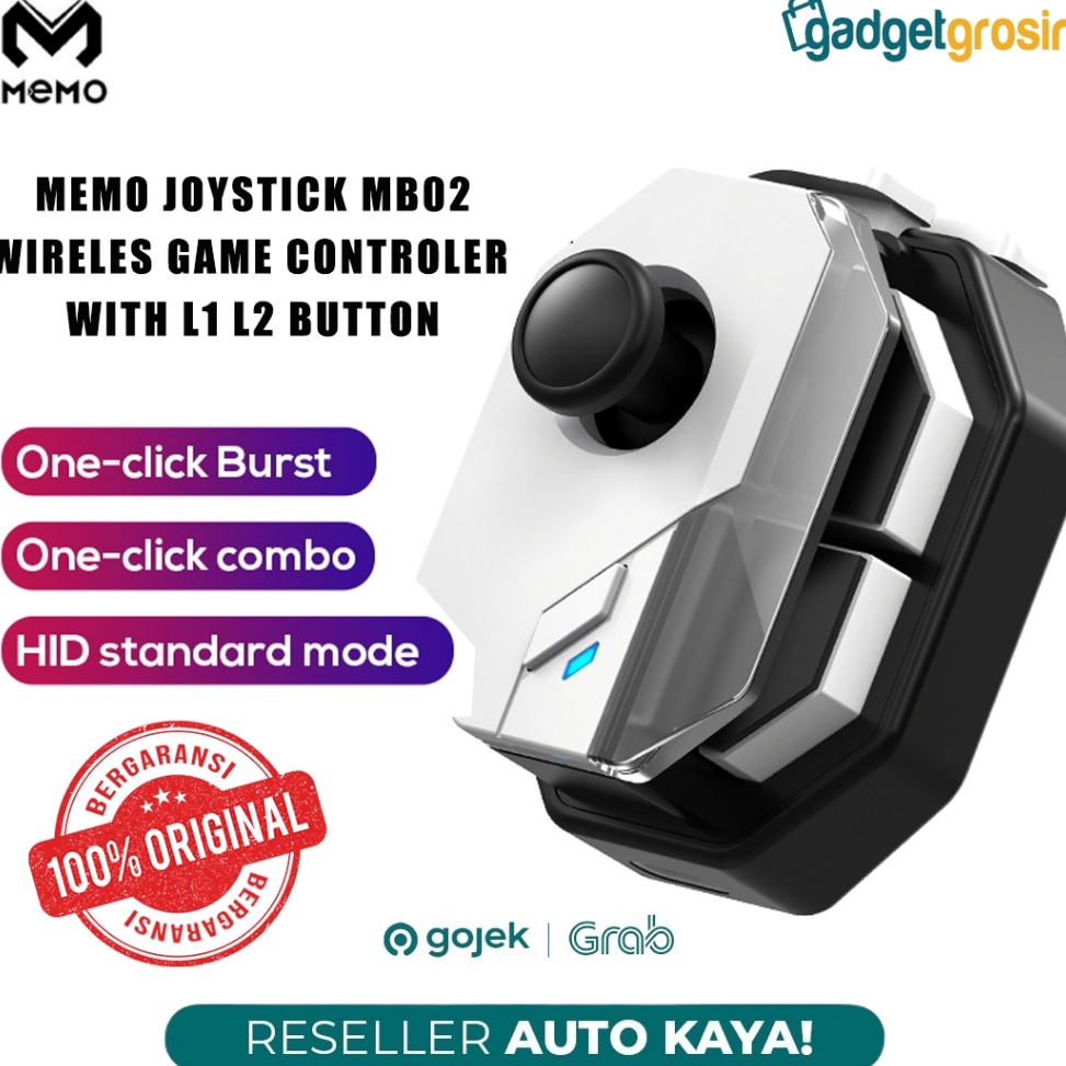 MEMO MB2 Magic Record Macro Controller Game Bluetooth Joystick Mobile Gaming With L1 R1 Firing Butto