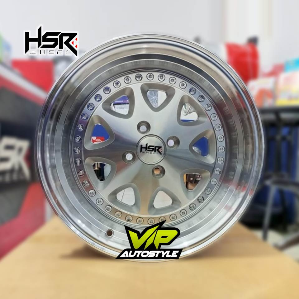 Velg mobil R18 HSR BAVARIA celong buat Honda jazz, vios, yaris, swift racing