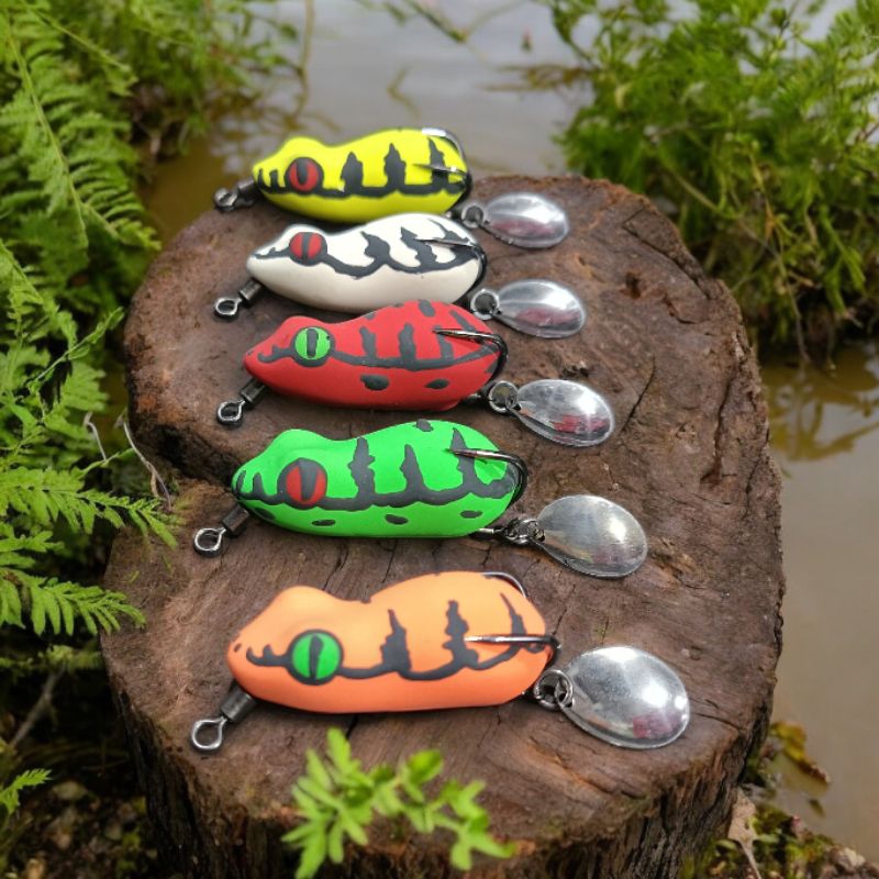SOFT frog  Umpan MANCING berkualitas,UMPAN CASTING IKAN GABUS TOMAN