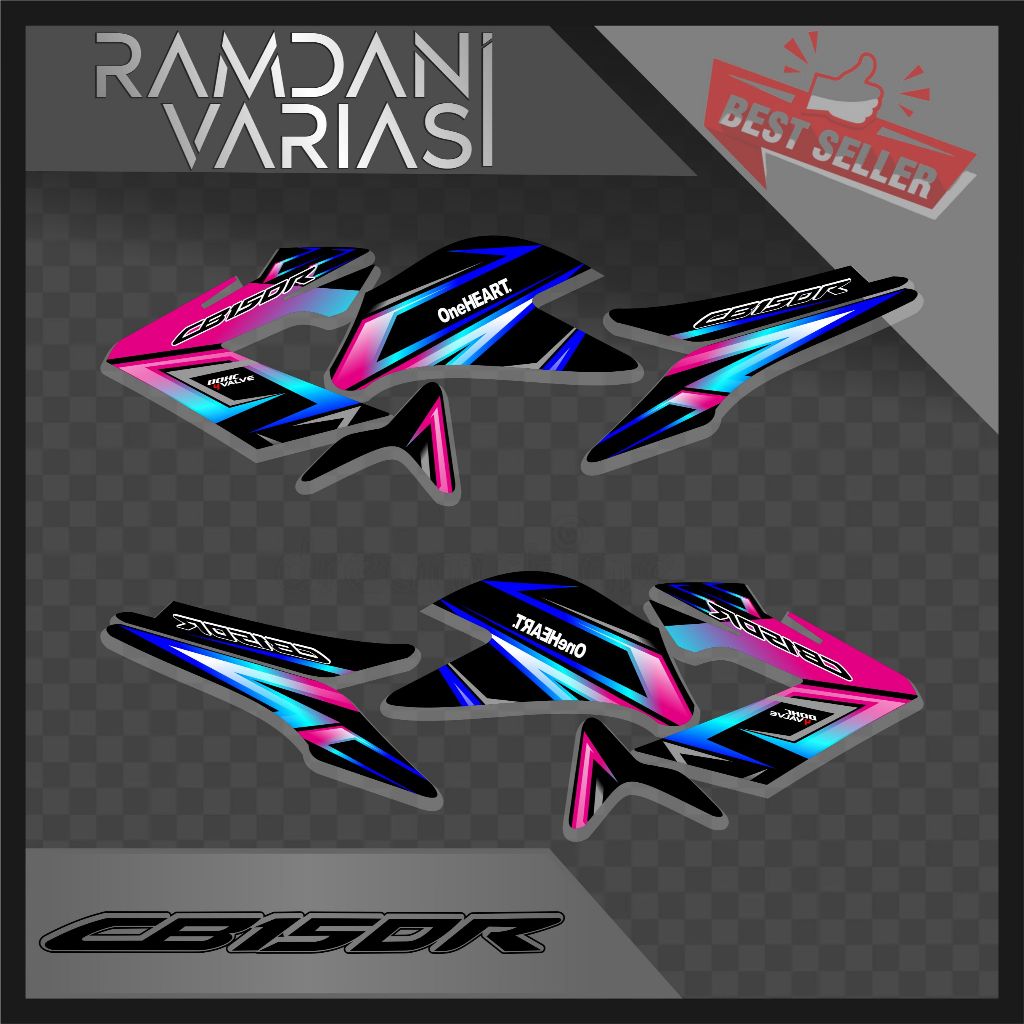 STRIPING CB150R OLD/LAMA STIKER VARIASI CB150R/STRIPING MOTOR CB150R OLD/LAMA GRAFIS KERENN