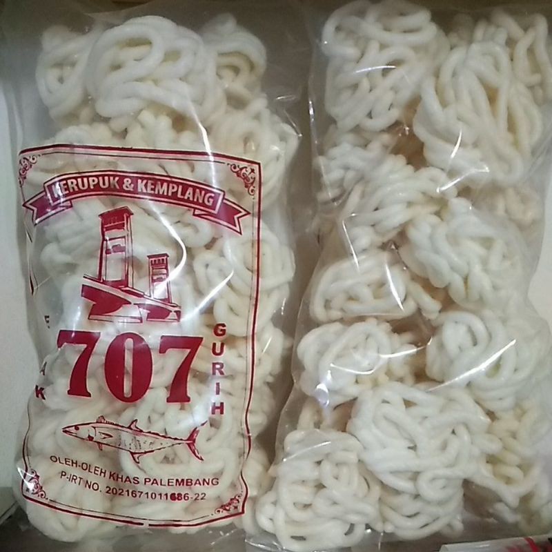 

Krupuk Kemplang Mawar Putih Ikan Tenggiri Oleh-Oleh Asli Khas Palembang
