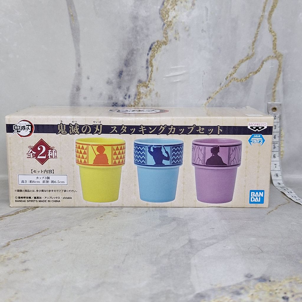 Demon Slayer Inosuke Hashibira Zenitsu Agatsuma Kanao Tsuyuri Kimetsu No Yaiba Stacking Cup Tumbler 