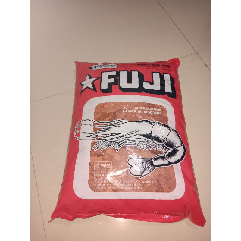 

kerupuk ikan merk fuji dari siantar top (mentah) kemasan 250 gram