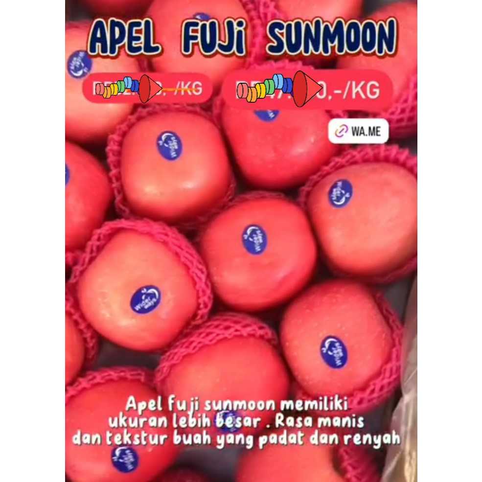 

Buah 1 Kg Apel Fuji Sunmoon, Buah Fresh Same Day Delivery Jogja