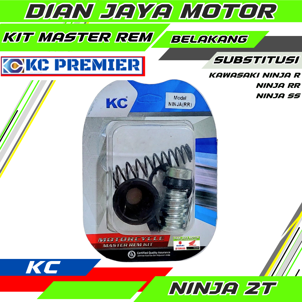 Kit Master Rem belakang Ninja SS Ninja R KC Premier Sil Master rem Belakang Kawasaki Ninja 2 Tak