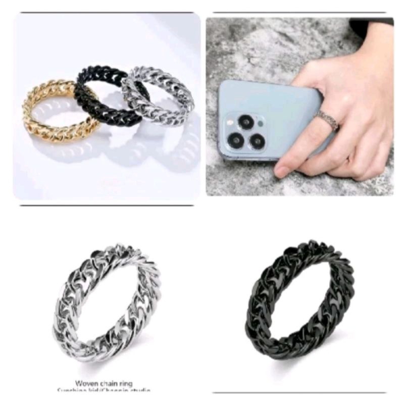 Original Cincin Titanium Asli Anti Karat Model Rantai Terbaru Dan Terlaris