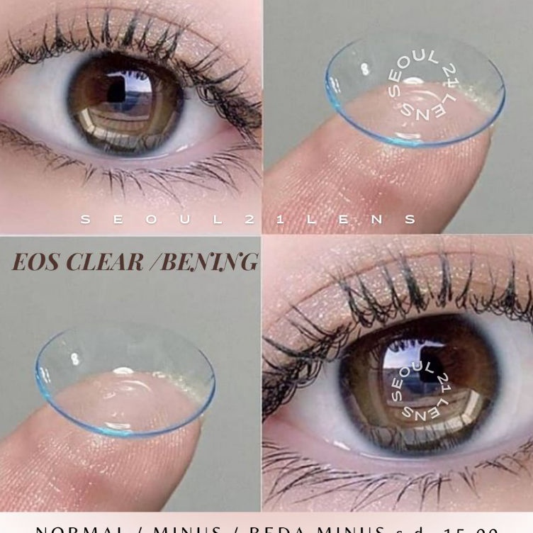 KODE W46Y SOFTLENS EOS CLEAR softlens Bening Minus 5 sd 15 Softlens Minus Tinggi Softlen KEMENKES