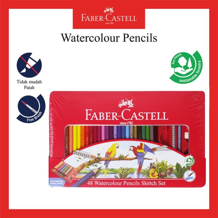 

TBMO WATER COLOUR PENCIL 48 TINCASE FABER-CASTEL 115939