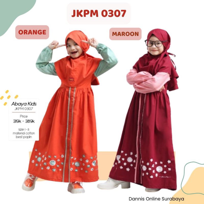 ❤️ Dannis Online Surabaya ❤️ Jkpm 0307 Dress Katun Bordir Pakaian Perempuan Fashion Muslimah Baju Mu