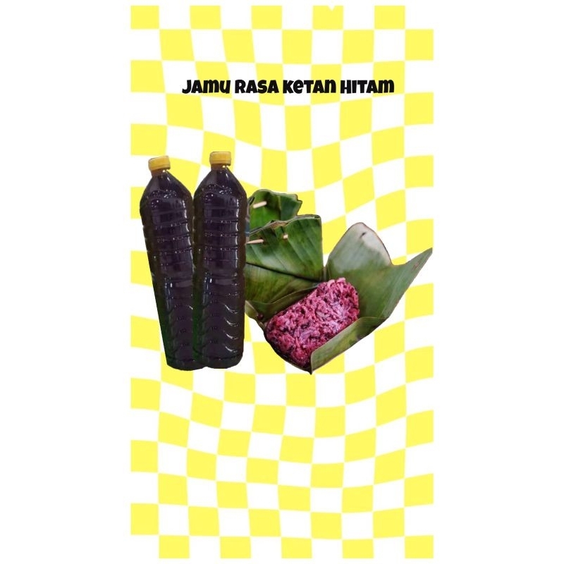 

jamu herbal tradisional khas Bekonang ketan hitam(KTI) 600Ml asli ORI dari industri sendri 100%
