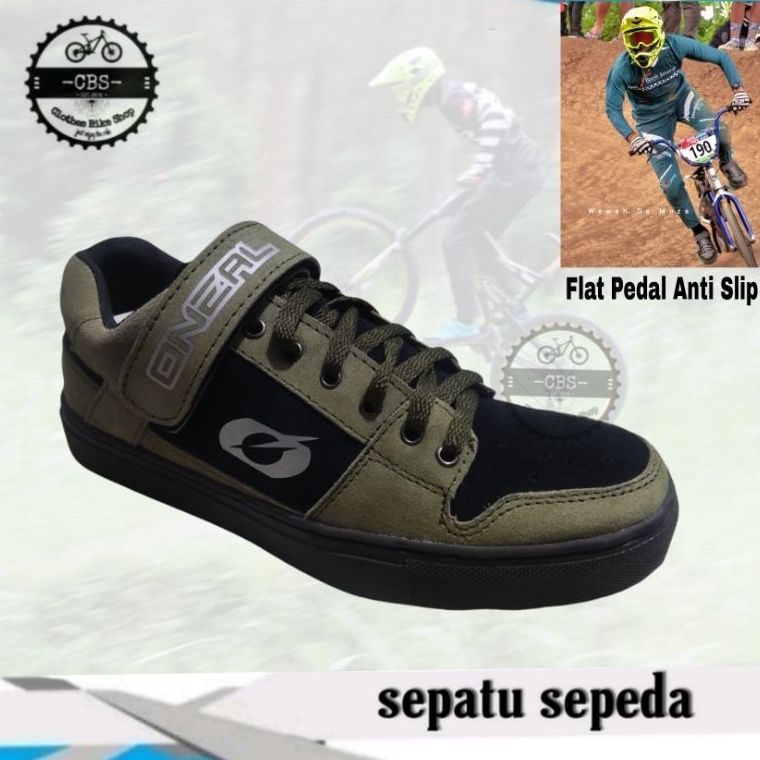KODE T86Z Sepatu Gowes MTB DOWNHILL SELI BMX PEDAL FLAT NOT FIVE TEN LEATT GIRO SHIMANO