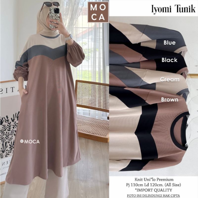 ADISA IYOMI FRACA TUNIK ORI MOCA