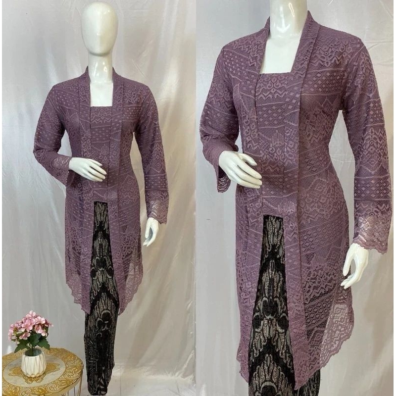 KEBAYA KUTU BARU MALIKA/KEBAYA MODERN/KEBAYA WISUDA/KEBAYA PESTA/KEBAYA BROKAT MALIKA