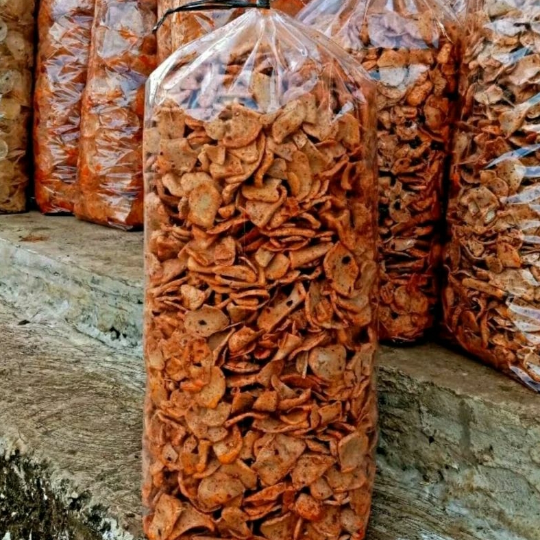 

Basreng Pedas Chili Oil 500gr