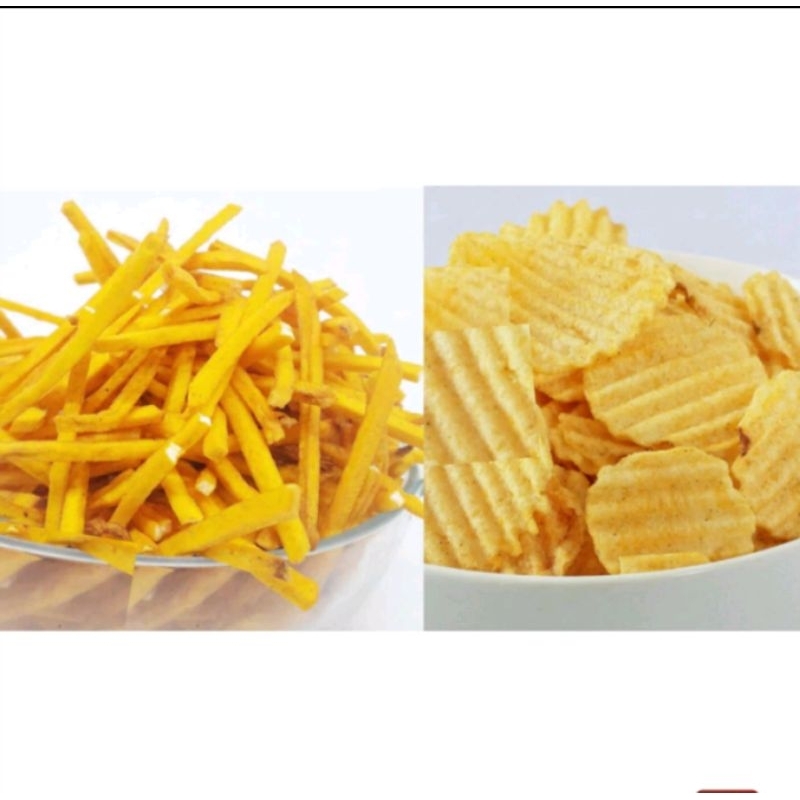 

Keripik Stik Dan Gelombang Talas/Snack Makanan Ringan