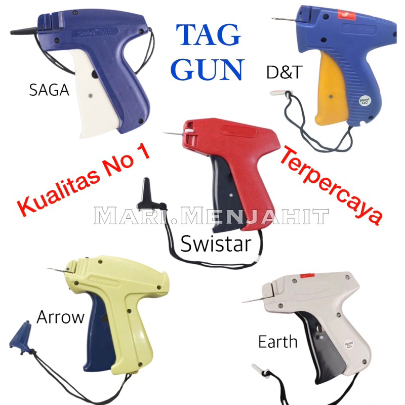 Tag Gun / Hang Tag / Pin Tembakan Label Baju/Laundry/Kaos Kaki/Pakaian