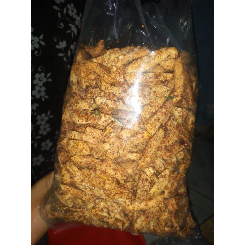 

Meisashp✓Basreng Daun Jeruk Pedas Gurih Rapuh (1kg)