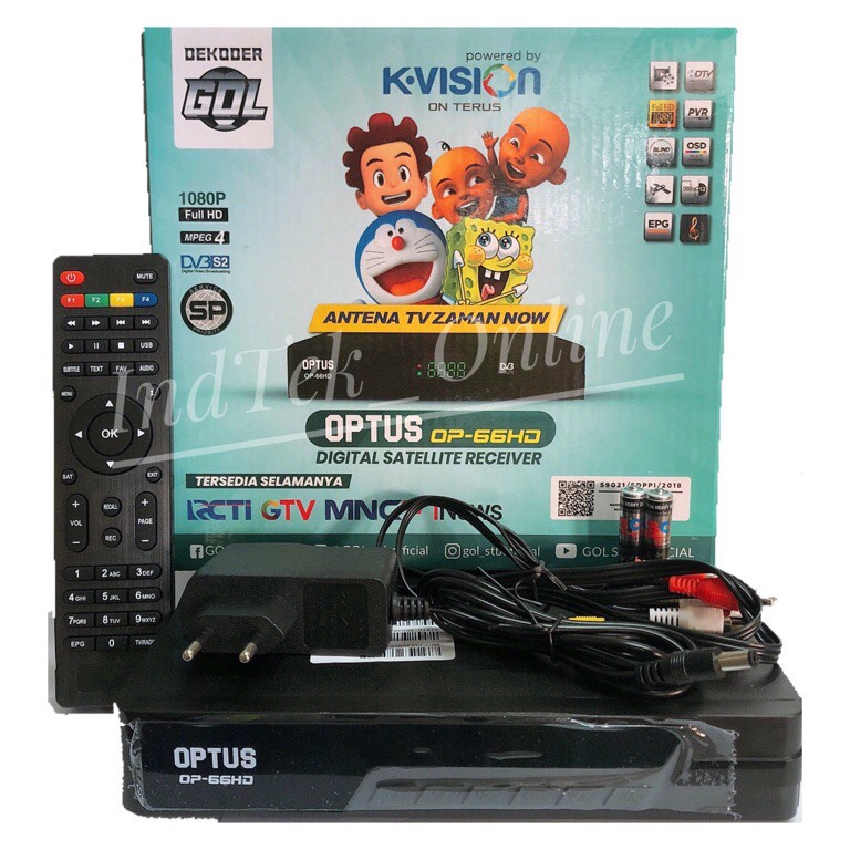 Receiver Parabola Optus NEW OP66HD Support C Band KU Band l S1V9