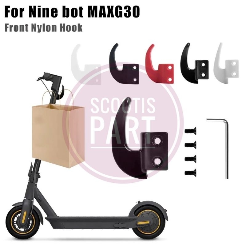 Front Hook Kait Gantungan Tas Skuter Listrik Segway Ninebot Max G30