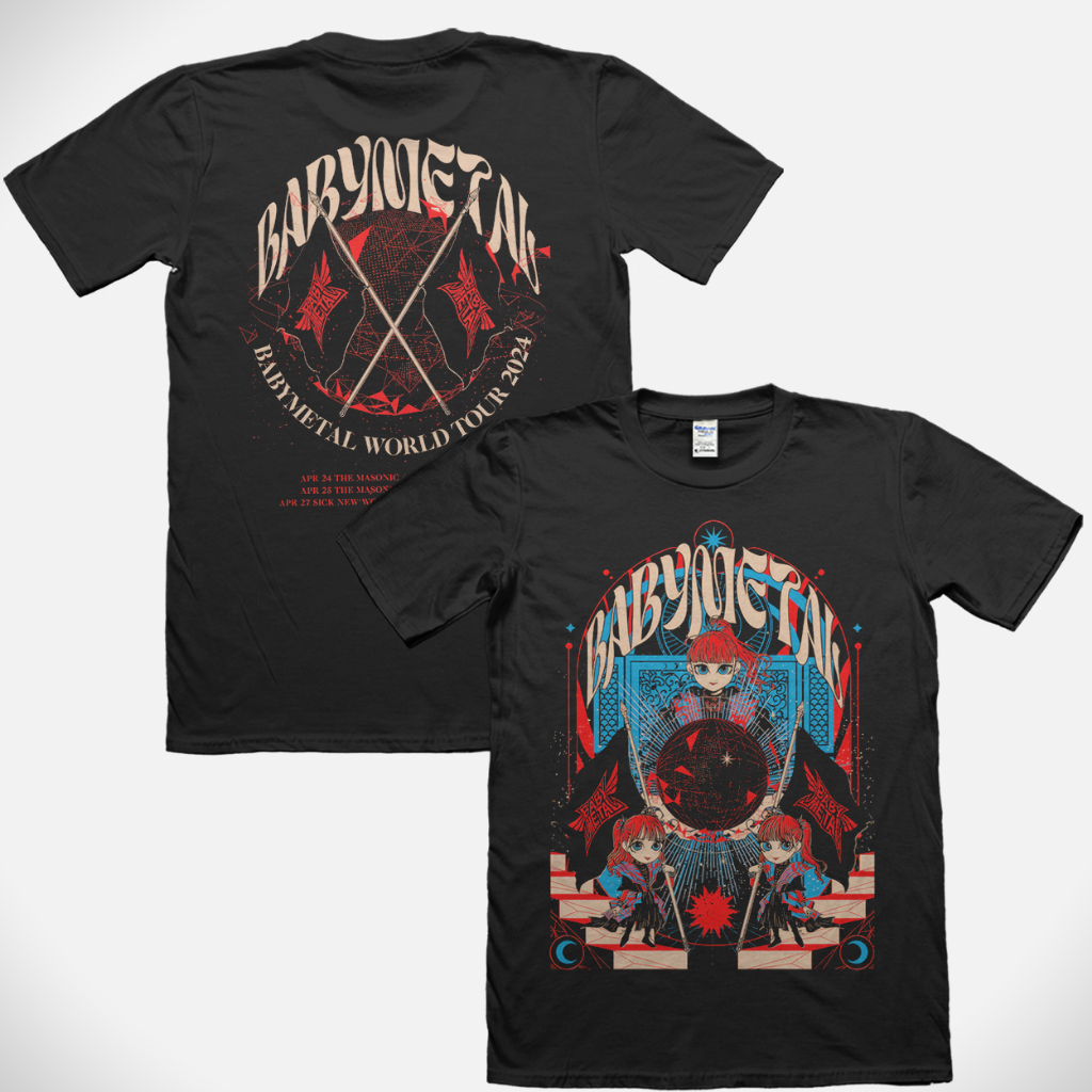Rockgear T-Shirt BABYMETAL - NEW WORLD TOUR 2024