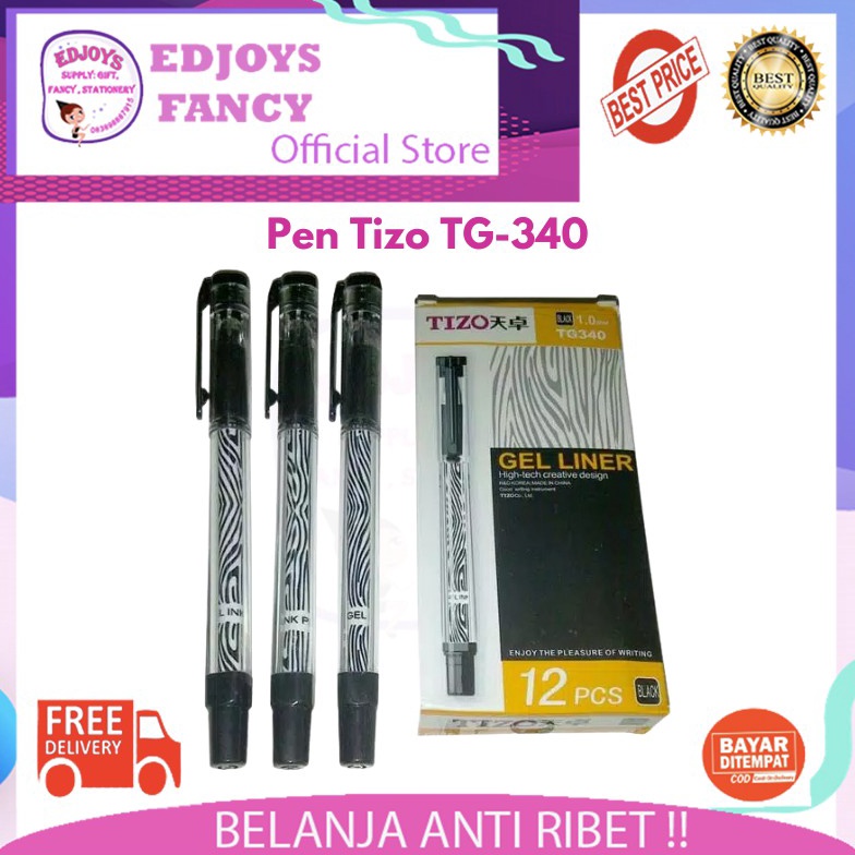 

Pen gel Pulpen gel Pena gel ballpen gel tizo pen gel liner tg34 isi 12pcs n CR5