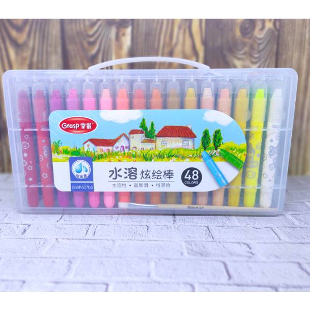 

Crayon 48 warna Grasp Mata SEDANG n I1H2