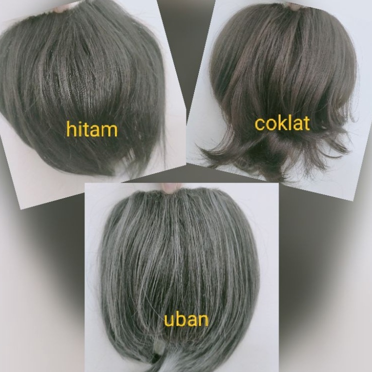 wig toupeewig tambal rambut botak