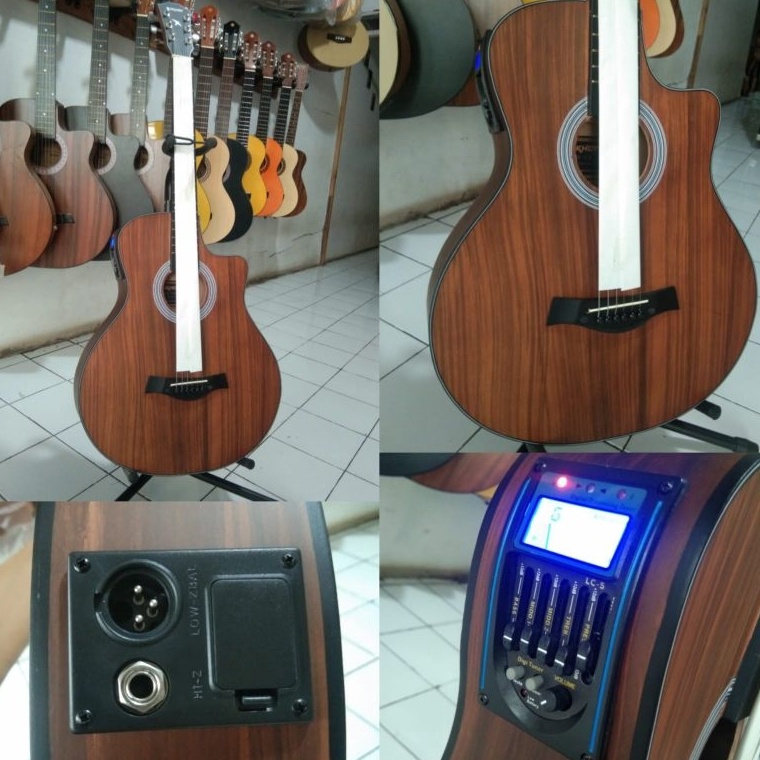 gitar original sukhoy j16 akustik elektrik tuner termurah terbaru berkualitas terbaik KODE C8D9