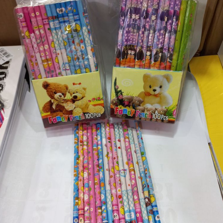 

PENSIL KAYU KARAKTER MURAH 1PACK ISI 1PCS x A7U2