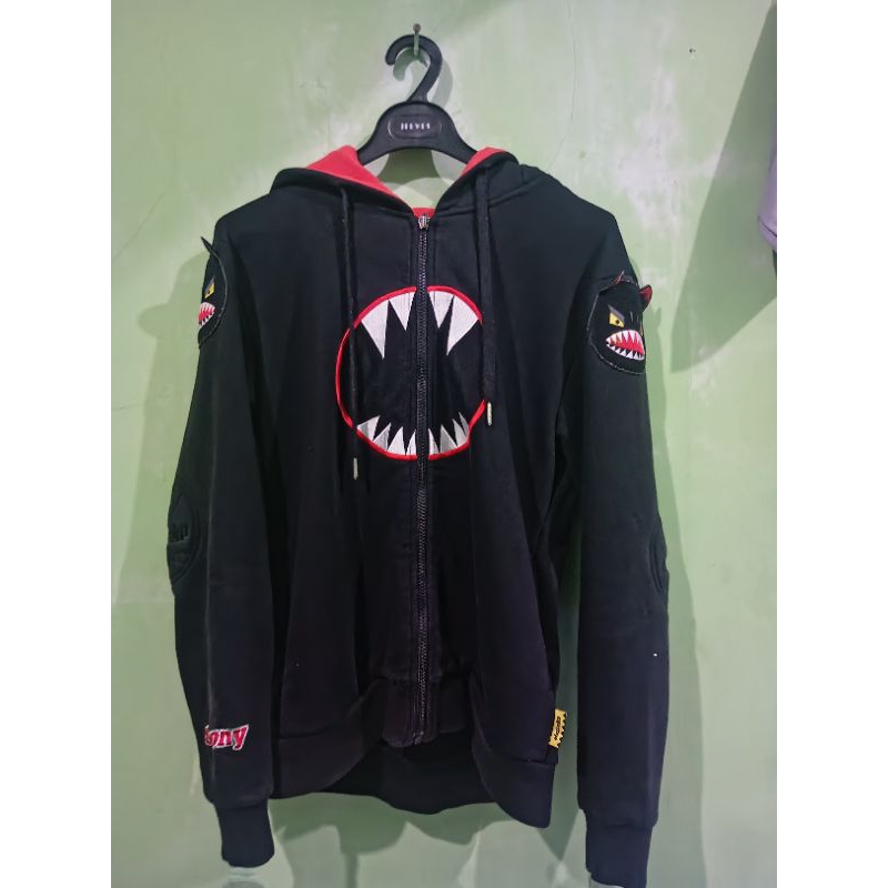 Elstinko Hoddie Zipper (Ebony) [PRELOVED]