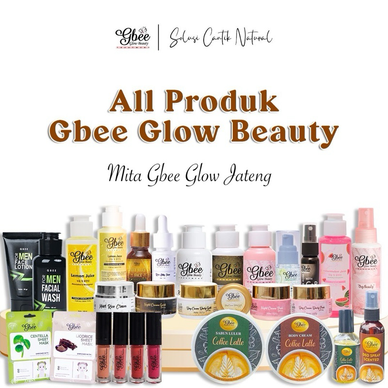 GBEE GLOW BEAUTY Skincare SATUAN / BPOM / Pelembab Wajah BPOM