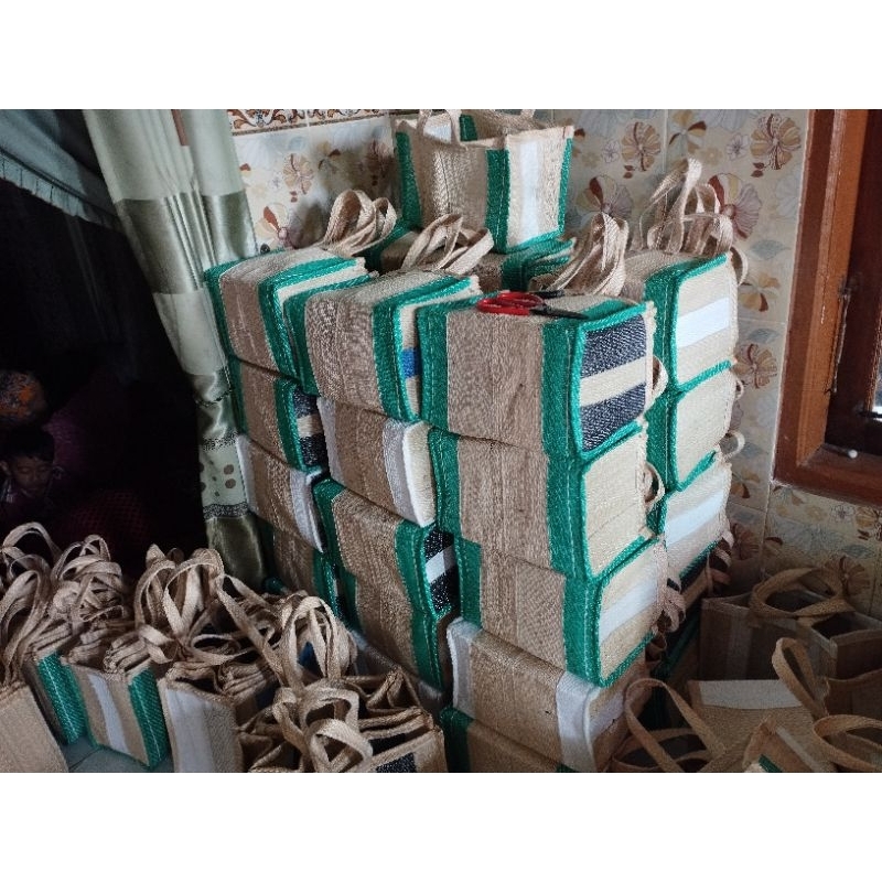 ( GROSIR MURAH ) tas anyam SEDANG tas wanita tas piknik tas belanja