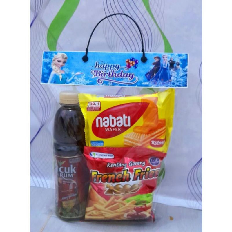 Plastik label ulang tahun // plastik label Snack // kemasan Snack ulang tahun // kemasan Snack // pl