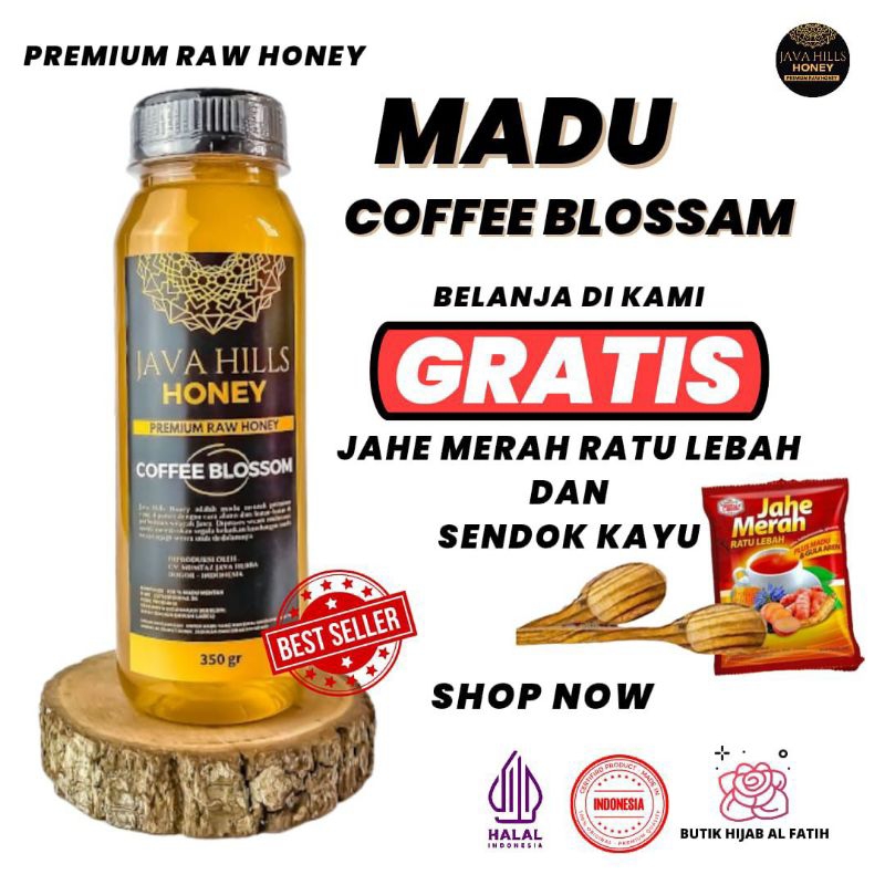 

Madu Asli Murni Java Hills Honey Coffee Blossom Mengobati Batuk dan Flu Anak dan Dewasa 330 gr COD..