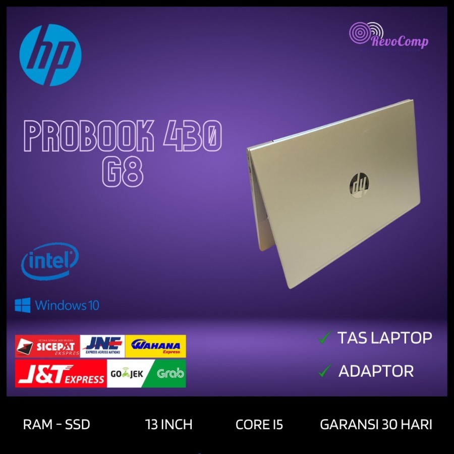 Laptop HP Probook 430 G8 Core i5 Gen 11 Ram 16GB SSD Mulus