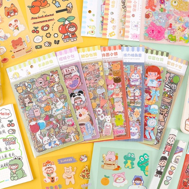 

DASYAT Fantasy Stickers Series Set 6 pc PVC aesthetic scrapbook DIY Material art Decoration