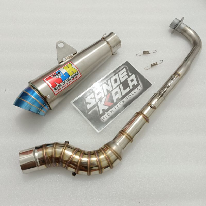 Knalpot racing ekzos HONDA EX5 WAVE 100 WAVE 110 WAVE 125 DREAM DASH 110 DASH 125