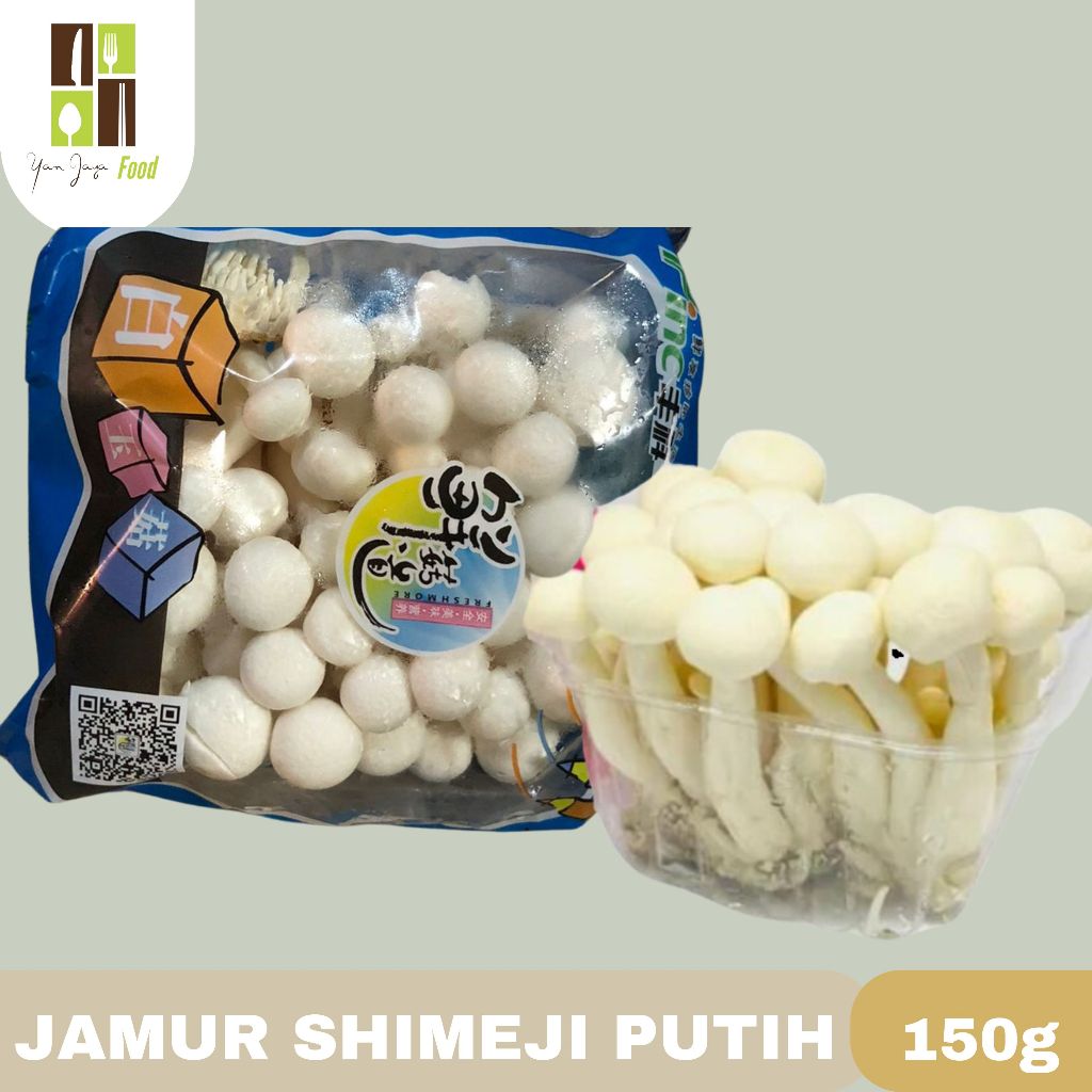 

Jamur Shimeji Putih / White Shimeji Mushroom/ Fresh / Premium/ Import Kemasan 150g