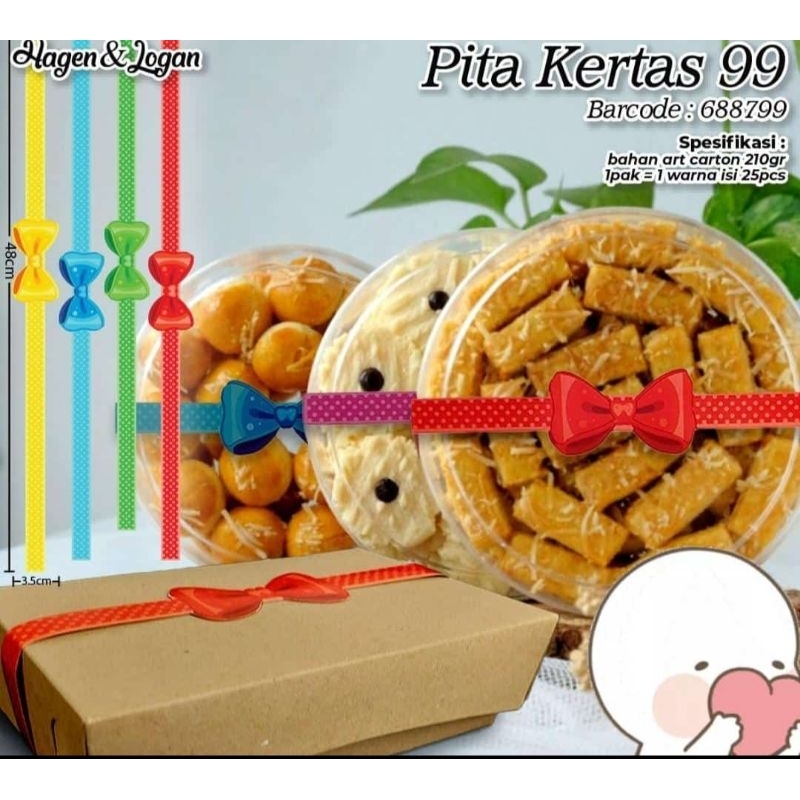 

PITA KERTAS HAMPERS. 1 PAK ISI 25 LEMBAR