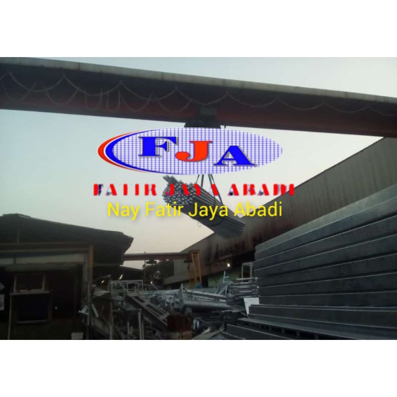 Tiang Pagar BRC T.240 x Diameter 2 Inc Hot Dip Galvanized