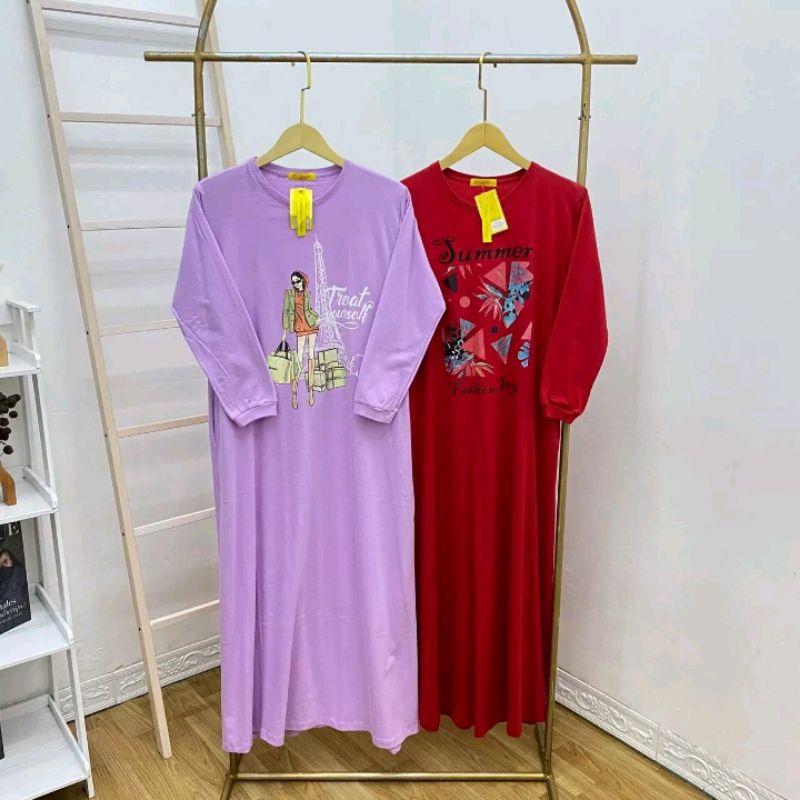 GAMIS PHELlClA DEWASA | GAMIS BAHAN KAOS | GAMIS DEWASA